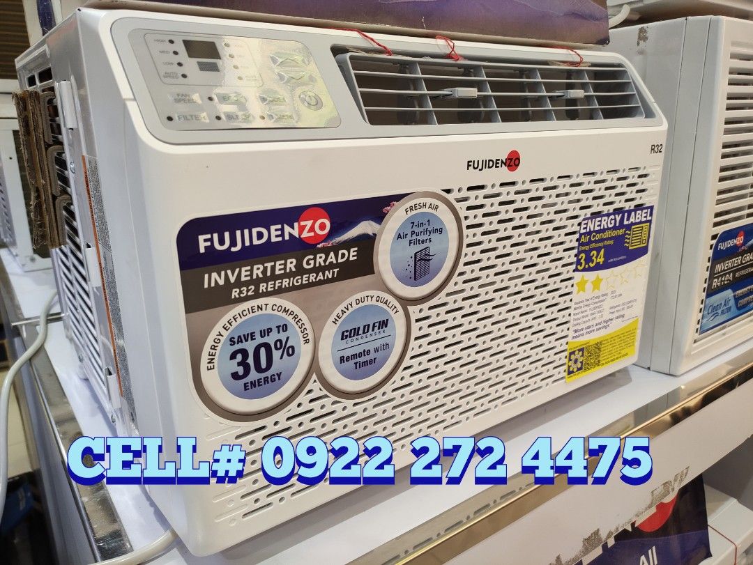 Brand New Fujidenzo Window Type Aircon WAR750IGT .75hp WAR100IGT 1hp