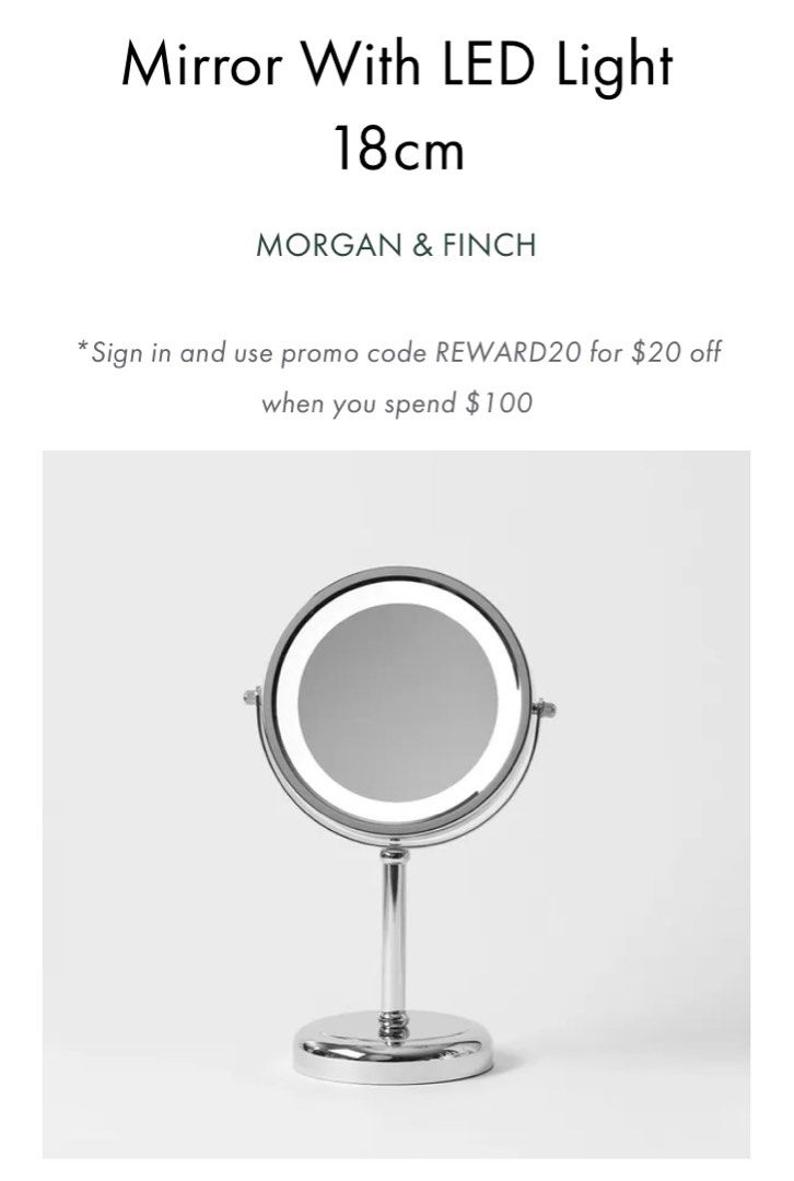 Bed bath online table mirror