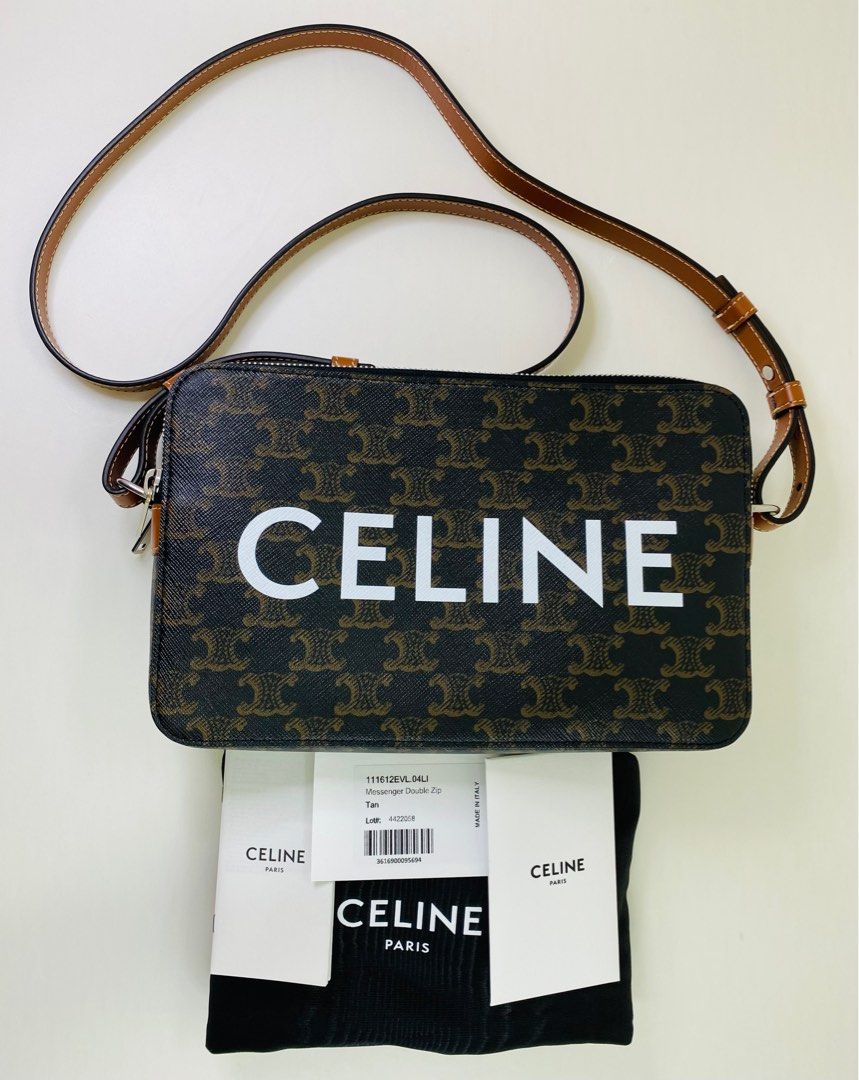 Celine double best sale zip bag