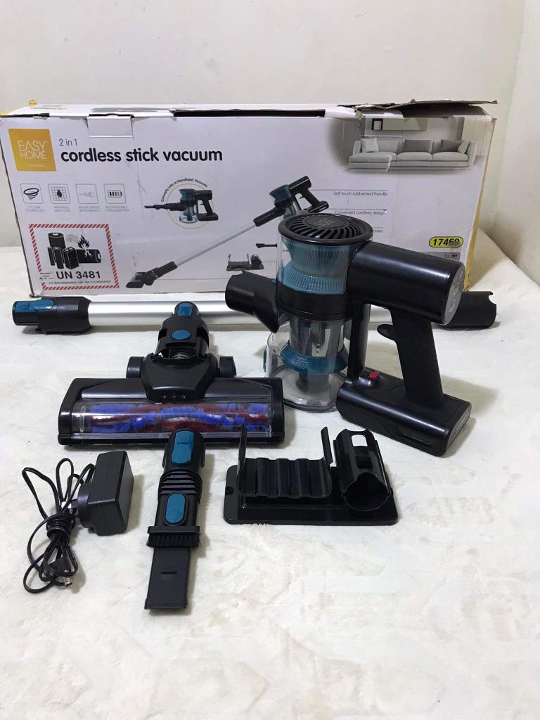 Branded Easy Home 2in1 Cordless Stick Vacuum with Cyclone Technology