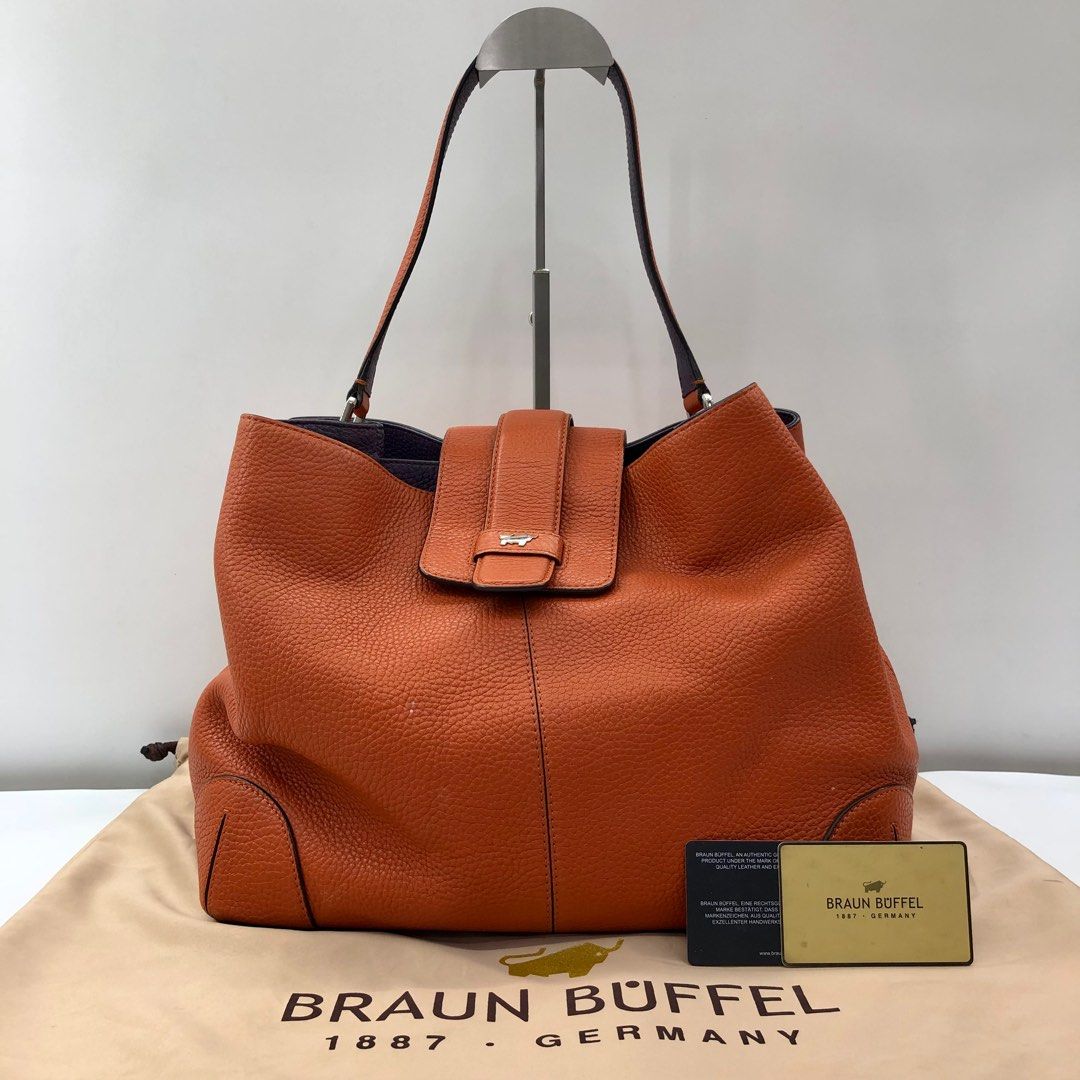 Braun buffel leather outlet bag