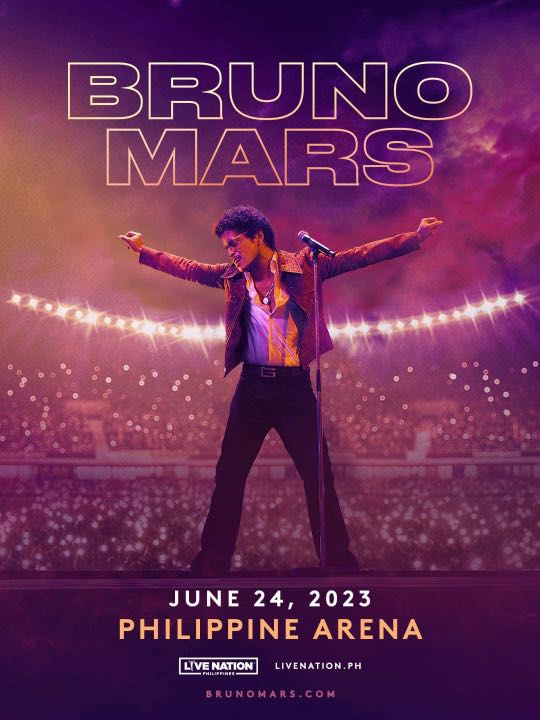 BRUNO MARS MANILA 2023, Tickets & Vouchers, Event Tickets on Carousell