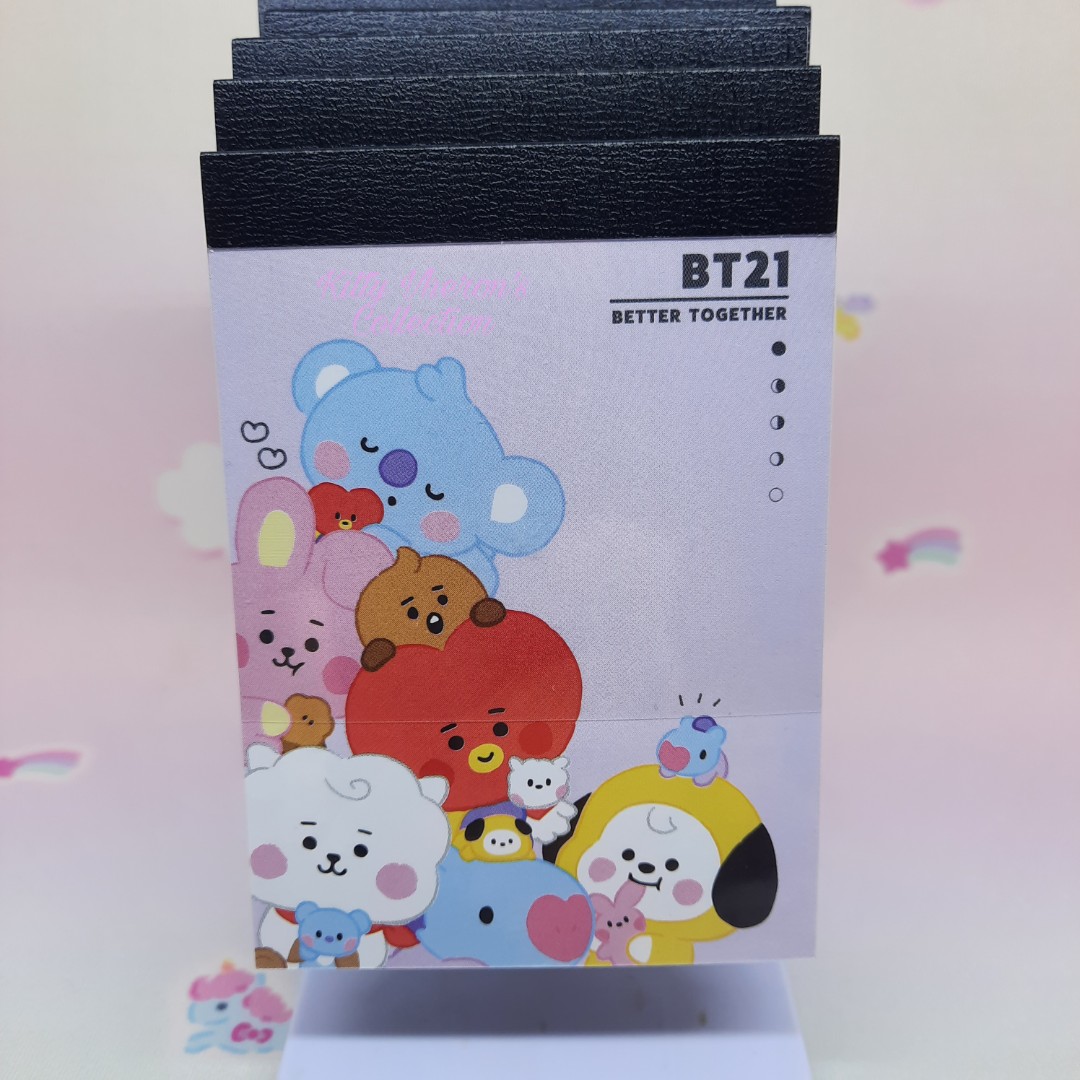 Bt21 Rj Notepad Mini So BT21 Mini Note Pad on Carousell