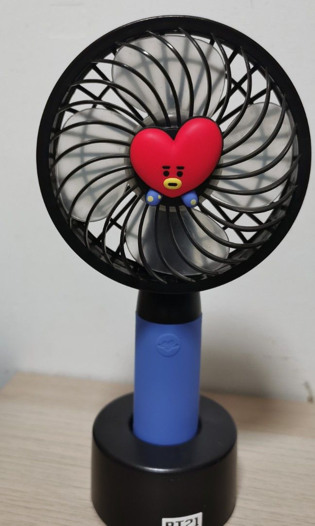 Bt21 Tata Official Handy Fan [1 Gen], Furniture & Home Living, Lighting &  Fans, Fans On Carousell