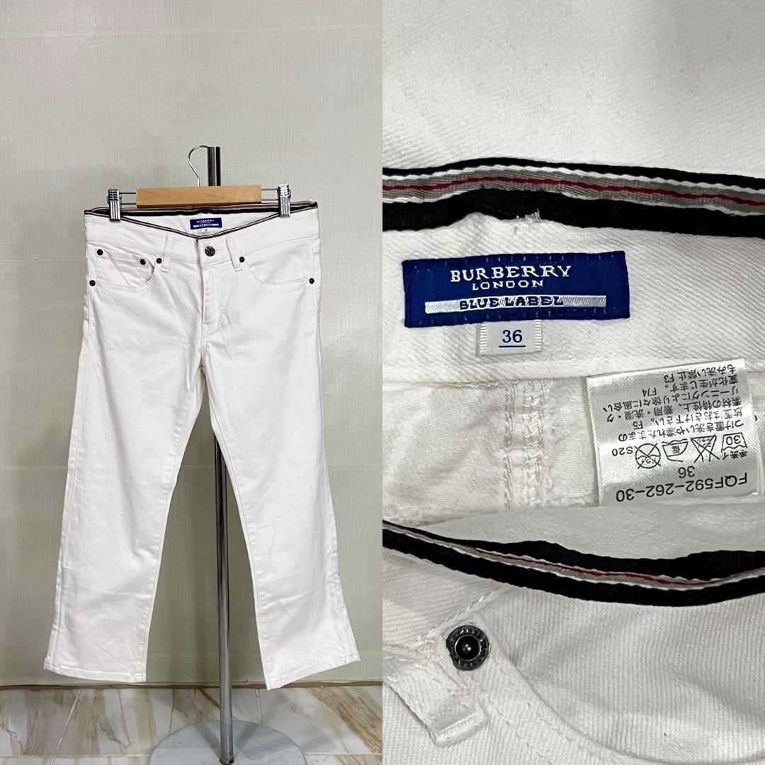 Burberry deals white pants