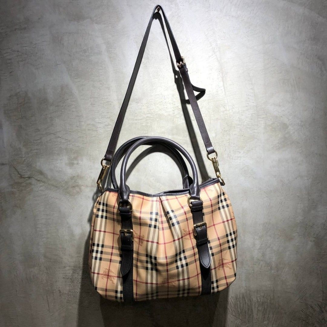 Burberry, Bags, Burberry Haymarket Twoway Bag