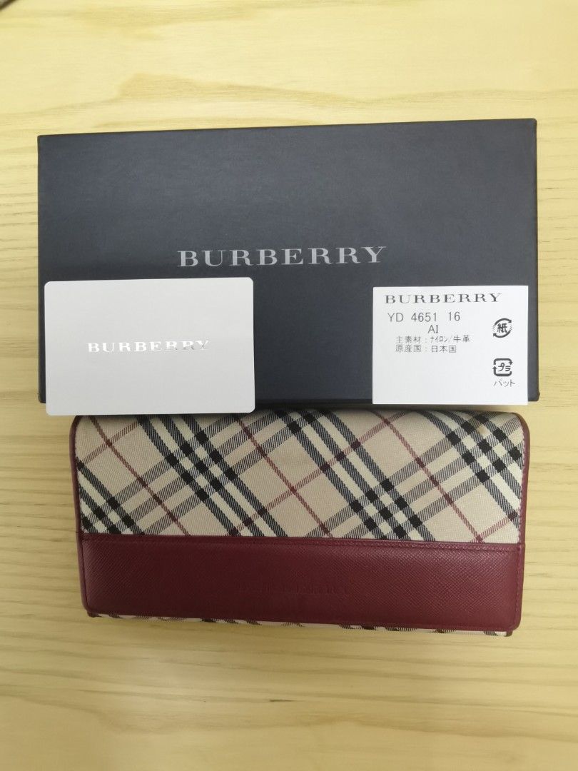 Burberry cheap wallet japan