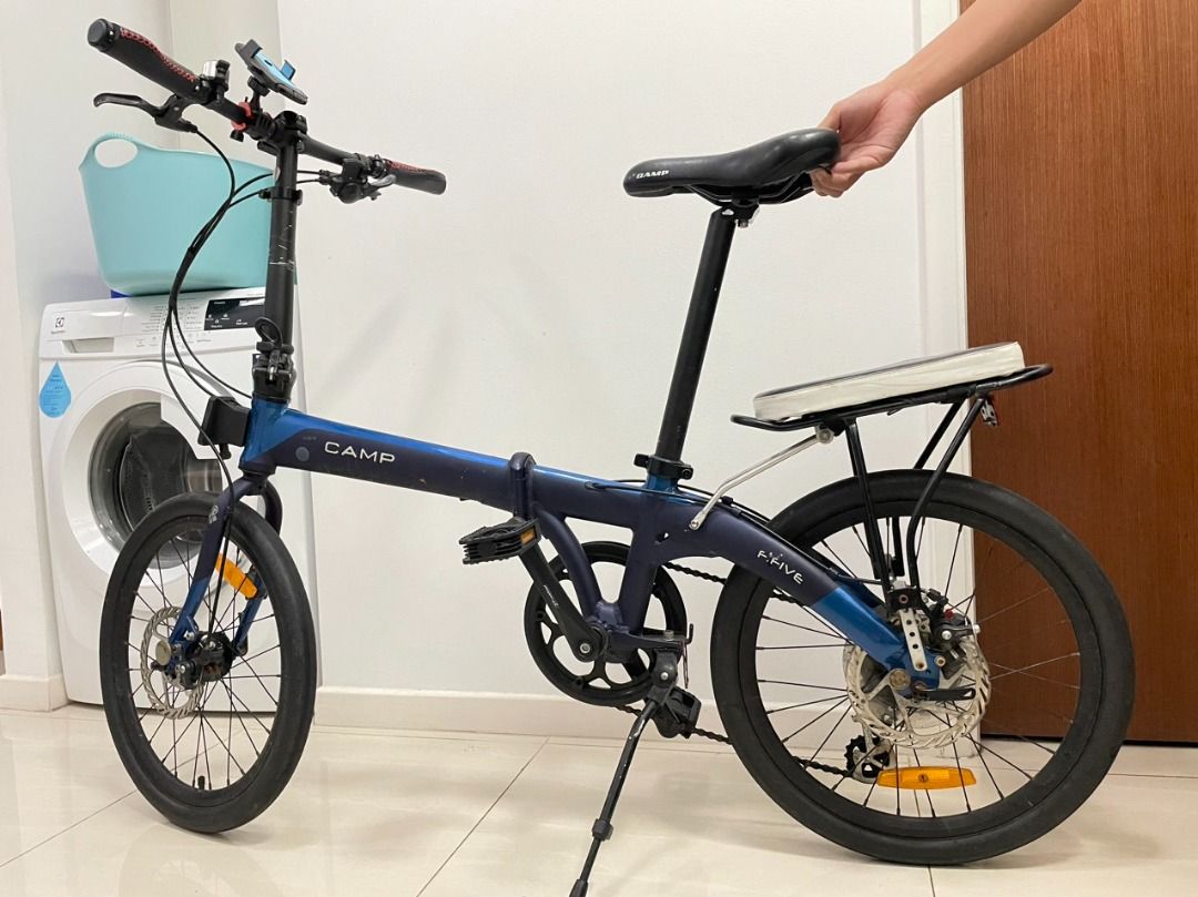 Camp FFive Foldable, Shimano 7 Speed + Disc Brake, Sports Equipment