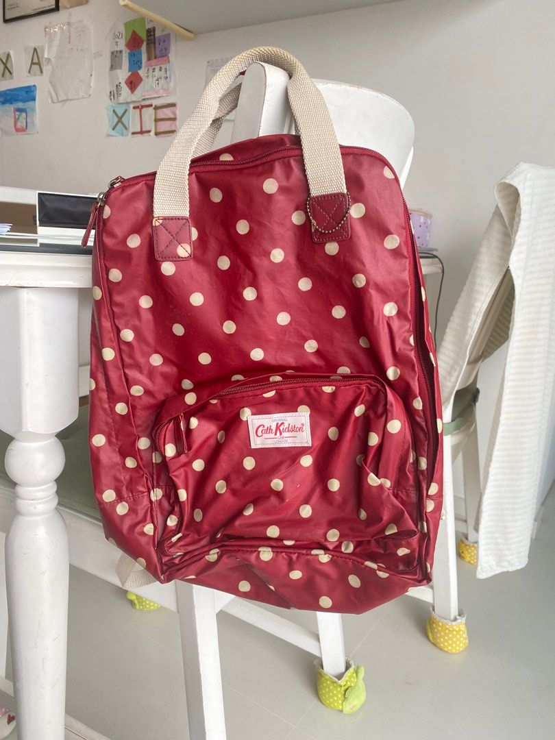 Cath kidston top red spot bag