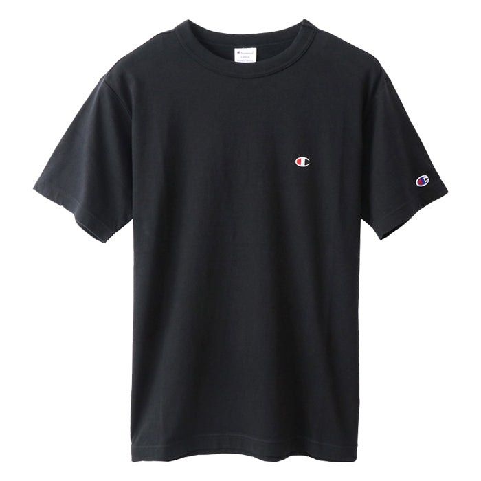 Champion tee shop small logo