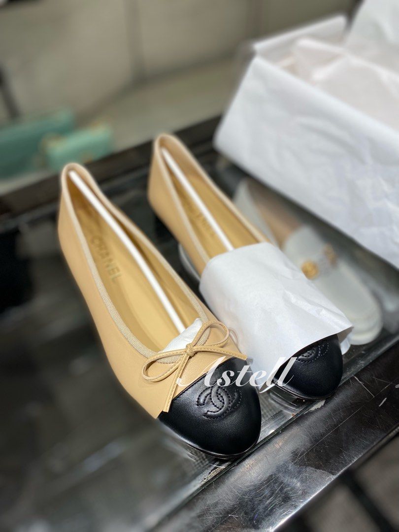 CHANEL BALLERINAS FLAT SHOES, Luxury, Sneakers & Footwear on Carousell
