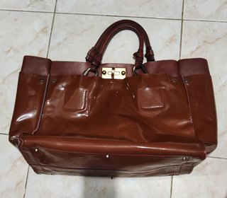 Chloe Patent Leather Cyndi Bag