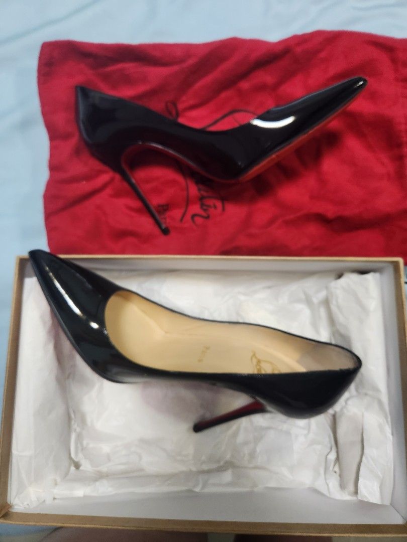 Christian louboutin decollete shop 554 100mm pumps black