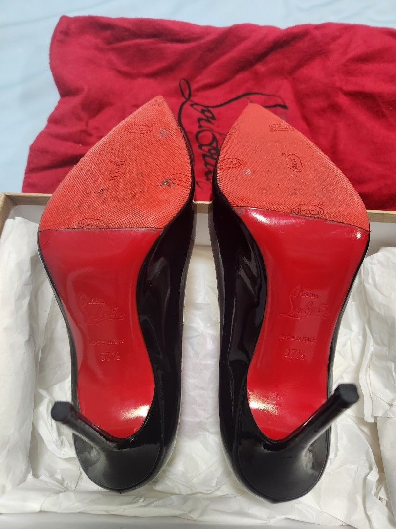 Christian louboutin decollete shop 554 100mm pumps black