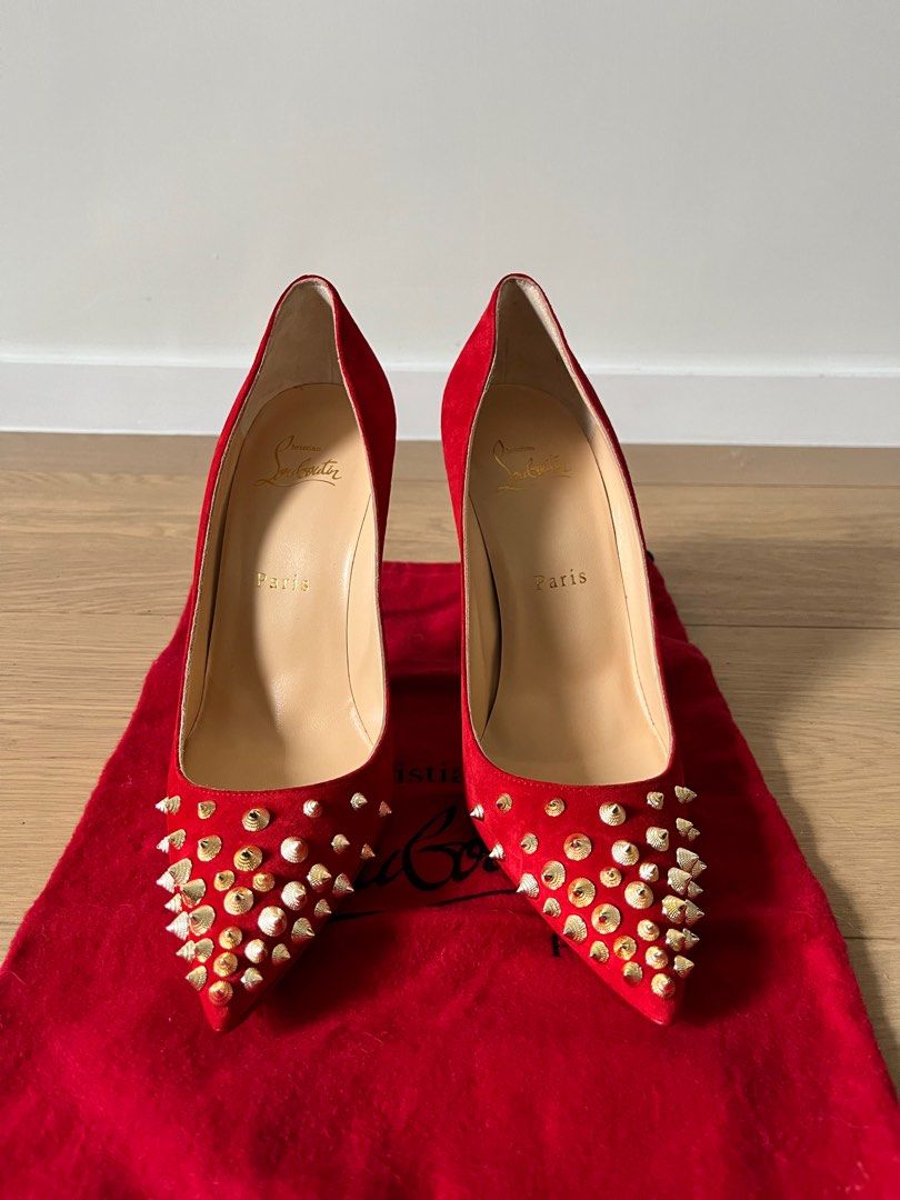 Christian Louboutin Spikyshell 37.5 Carousell