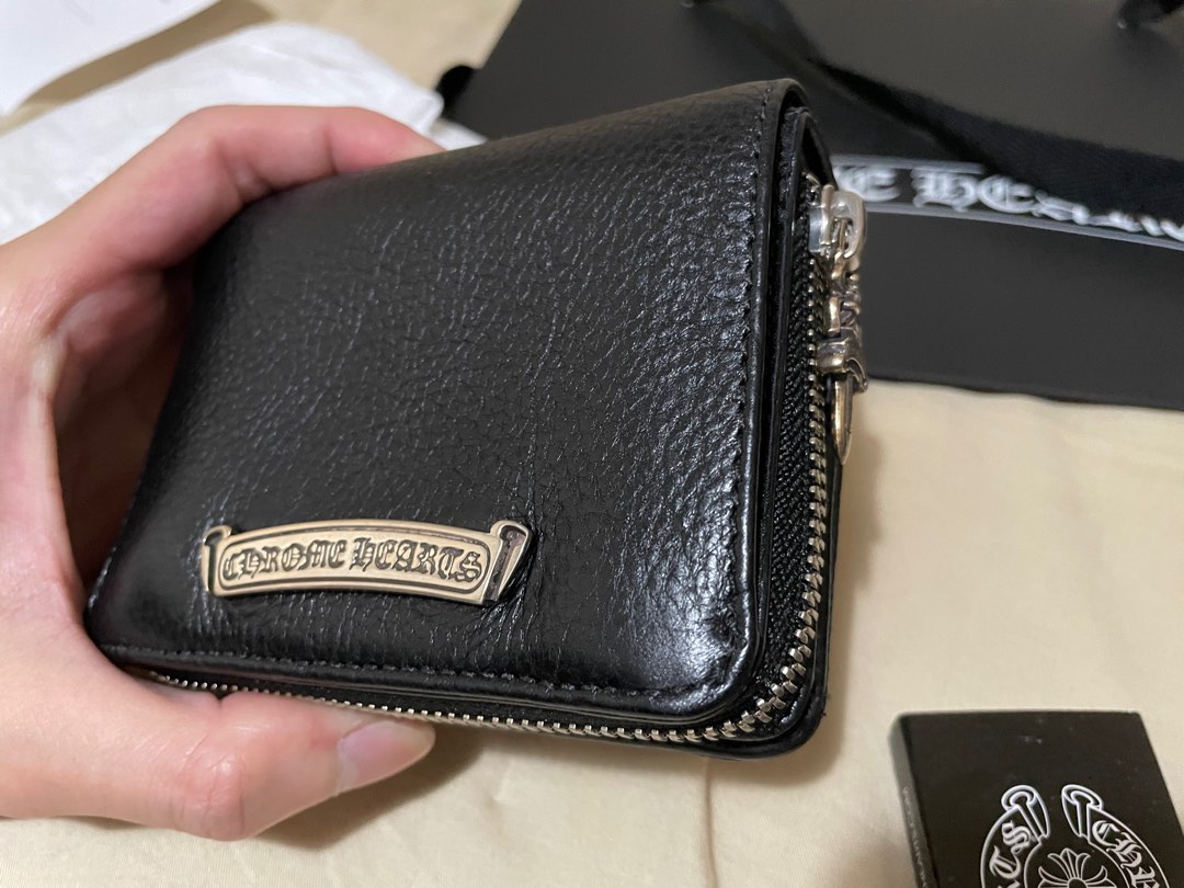 CHROME HEARTS SQUARE ZIP BILL WALLET 即日出荷 biocheck.cl