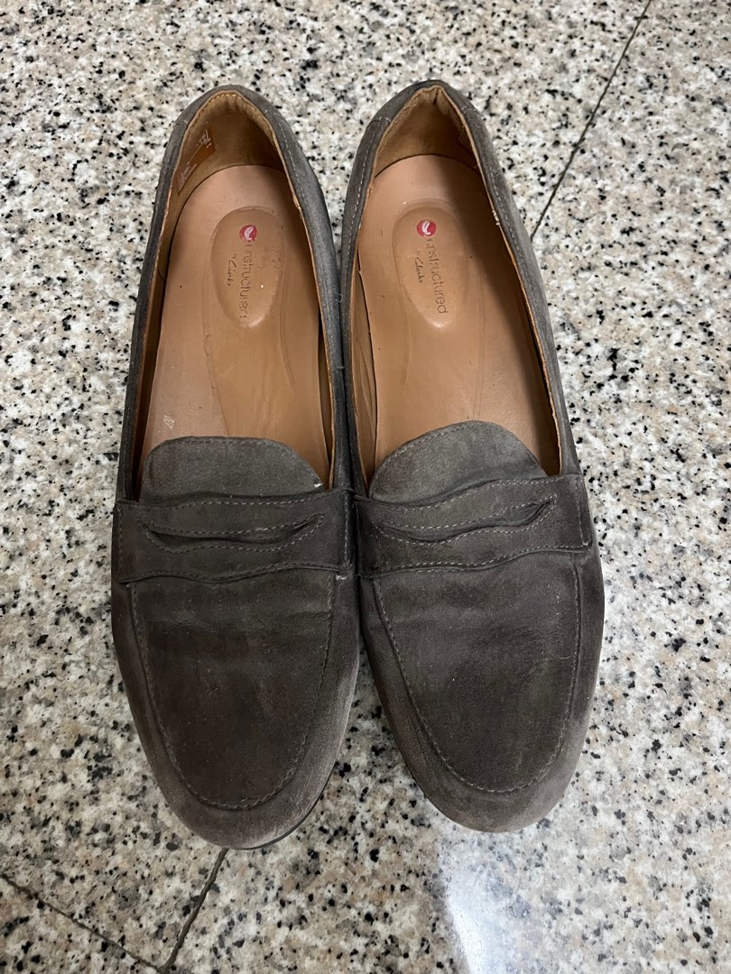 Clarks ladies loafers, Luxury, Sneakers & Footwear on Carousell