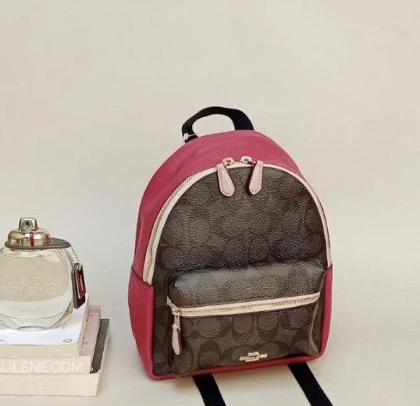 Red mini backpack purse outlet