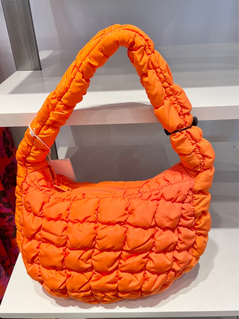 COS Quilted Mini Bag in Orange