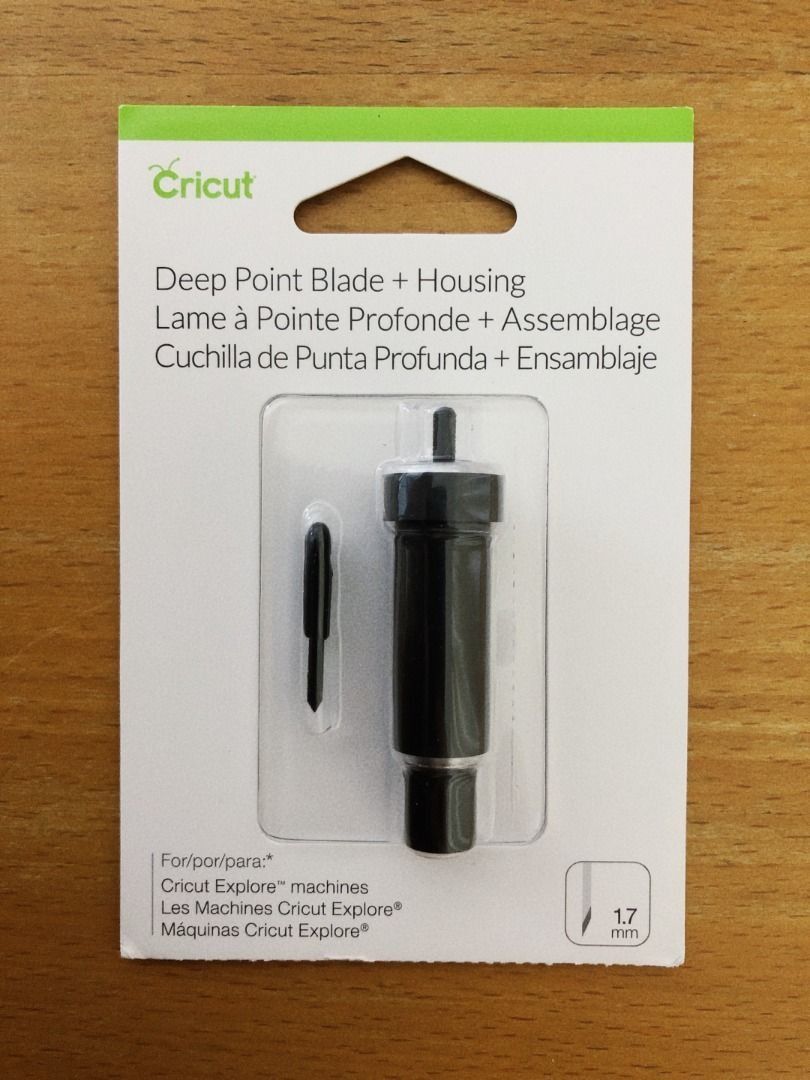 Cricut Deep Point Blade + Housing (Black), Hobbies & Toys, Stationery