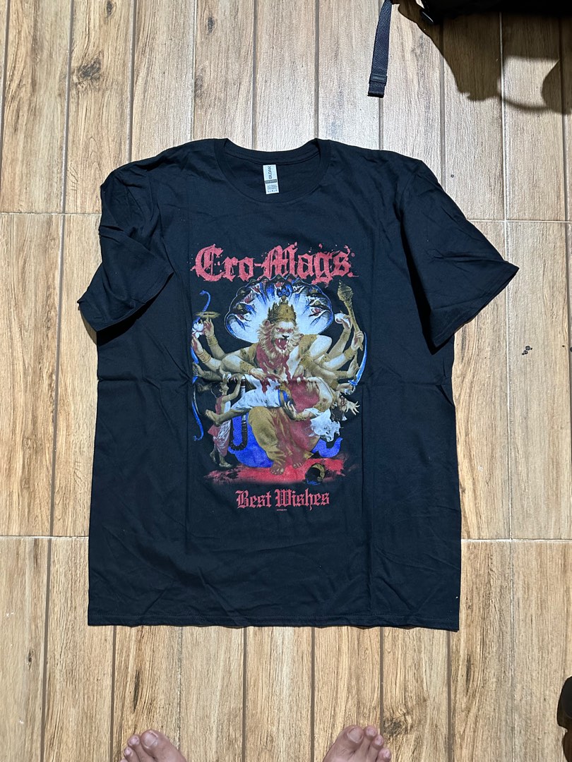 Cro-Mags NYHC Best Wishes Down but Not Out 89 Tour Tshirt on Carousell