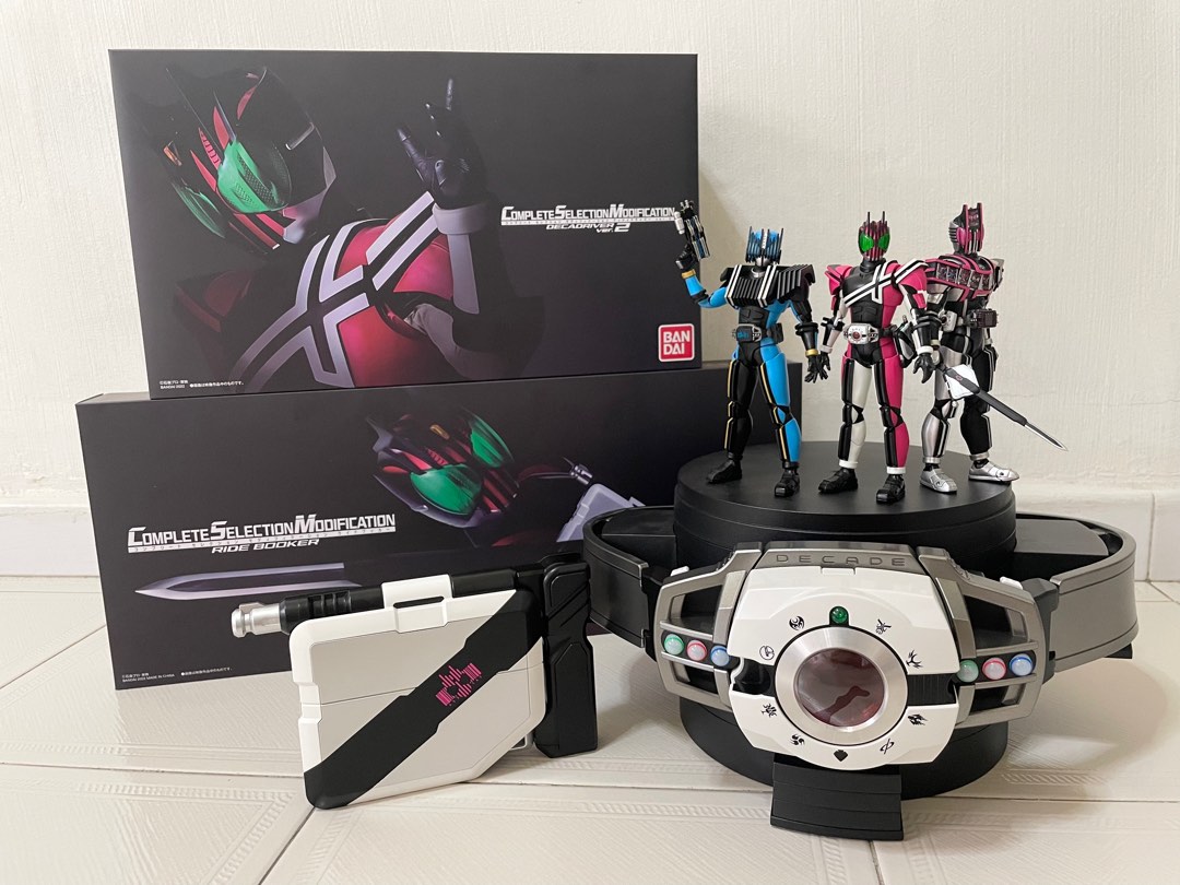 CSM DECADE DRIVER VER.2 + RIDEBOOKER (KAMEN RIDER DCD) Complete Selection Modifications