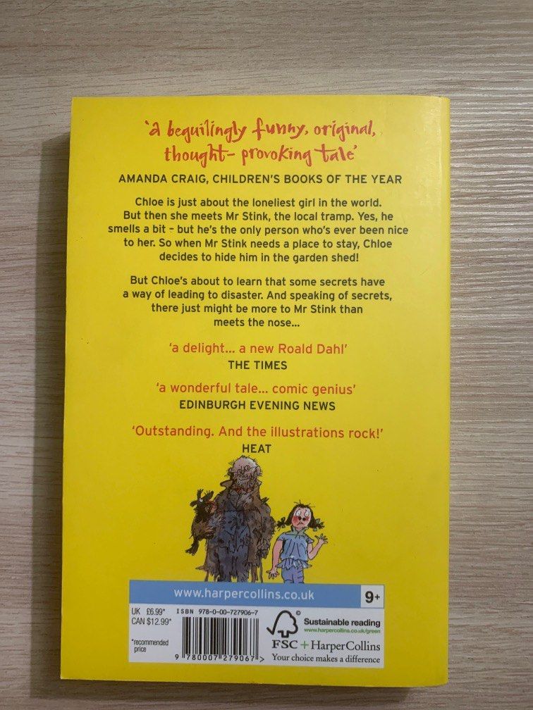 David Walliams Mr Stink Kit Child Brown main image 0