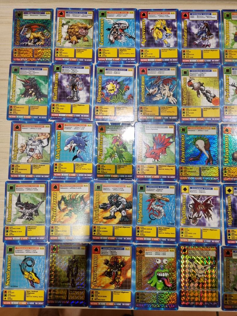 Digimon cards - Authentic from first series, Hobbies & Toys, Toys ...