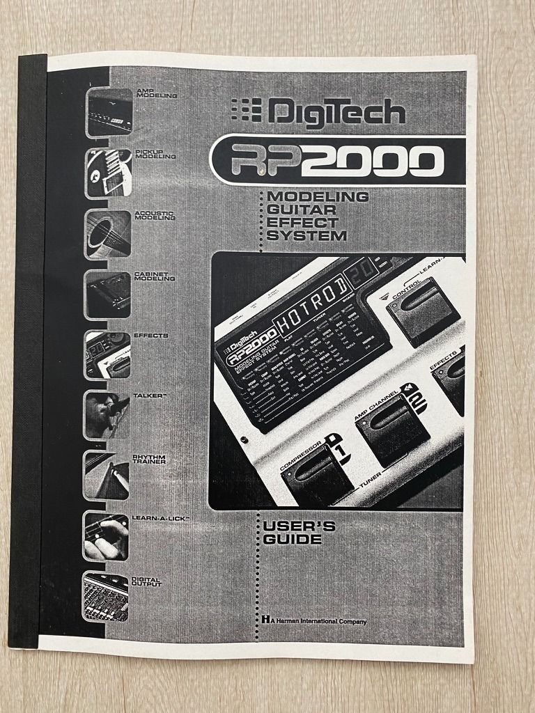 Digitech RP2000 Guitar Multi Effector Pedal, Hobbies & Toys, Music