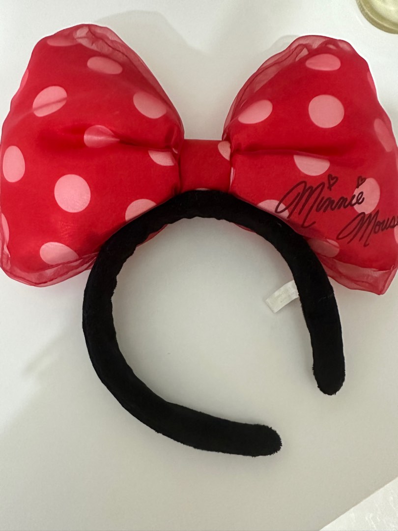 Disney Minnie Mouse Headband, Women's Fashion, Watches & Accessories