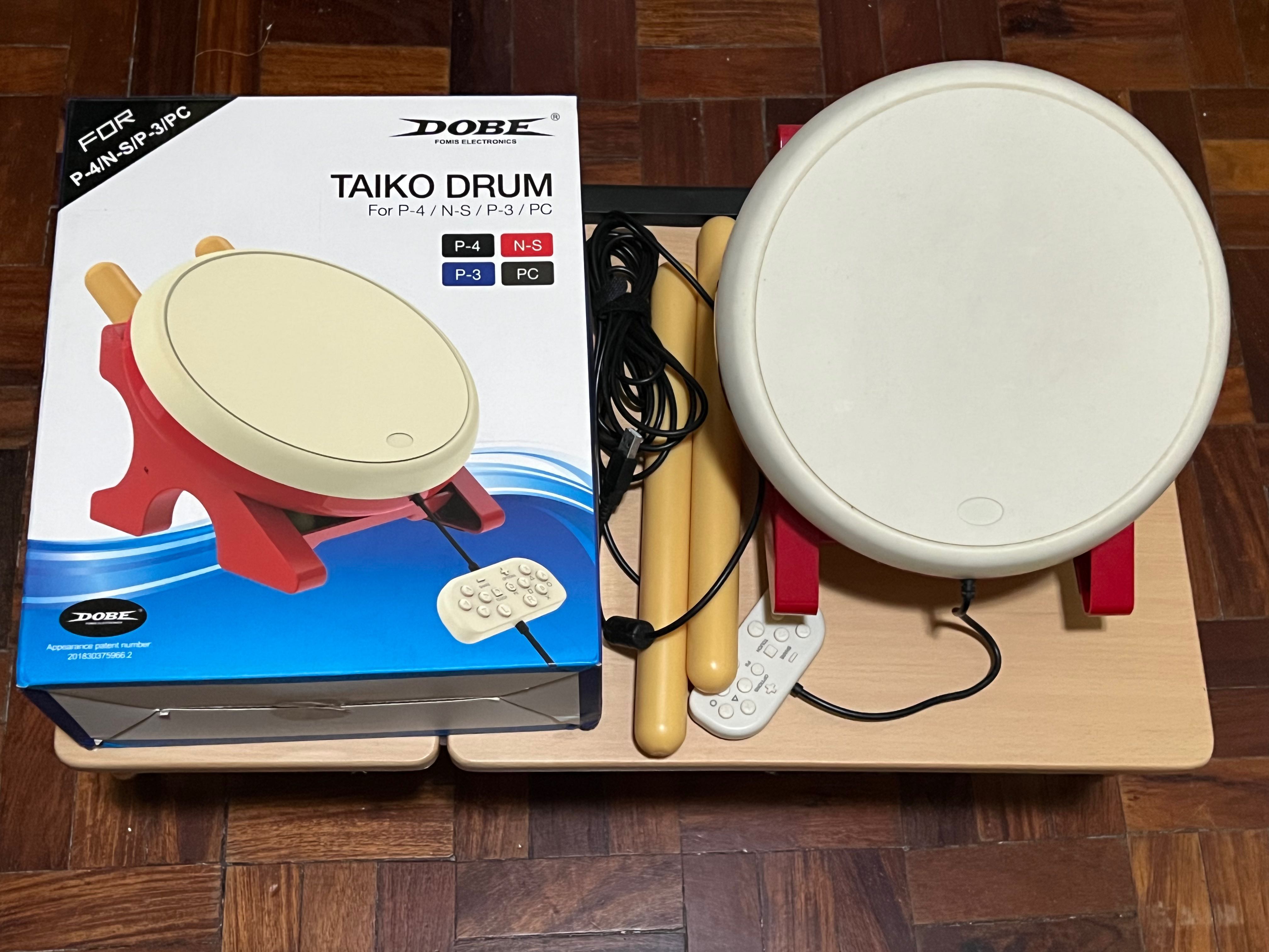 Dobe Taiko Drum for PS4 PS3 Nintendo Switch Video Gaming Video