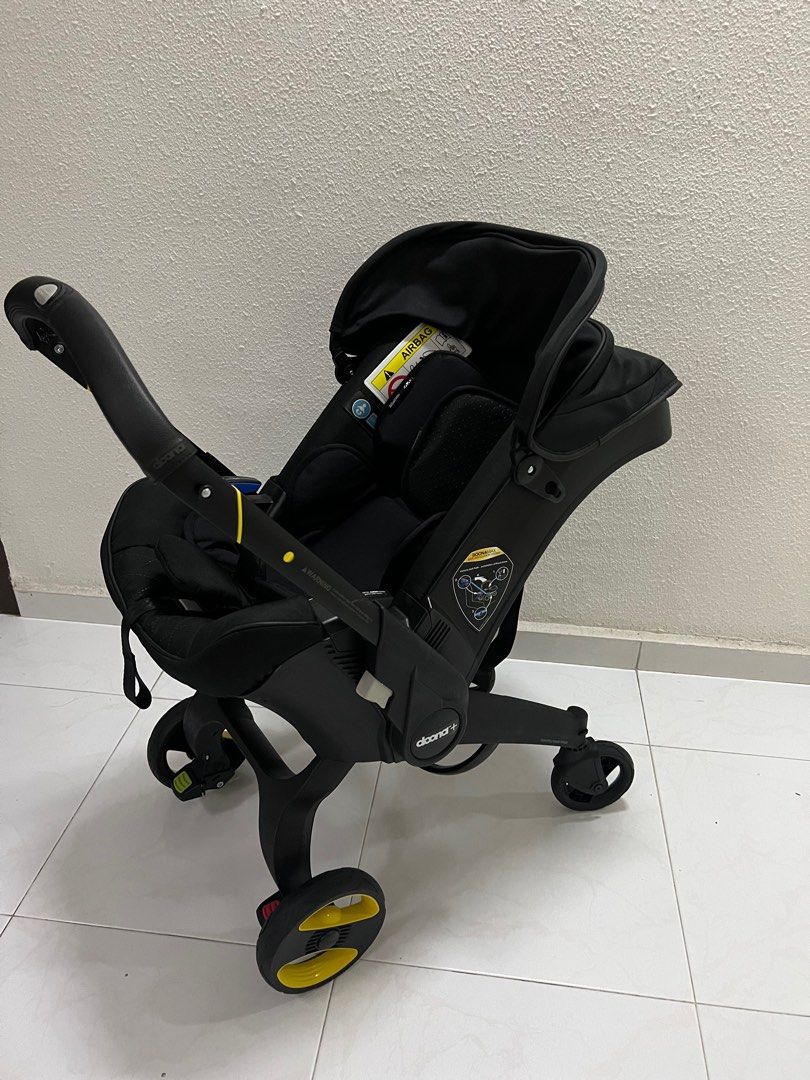 Doona+ Infant Car Seat Stroller Midnight (Limited Edition), Babies