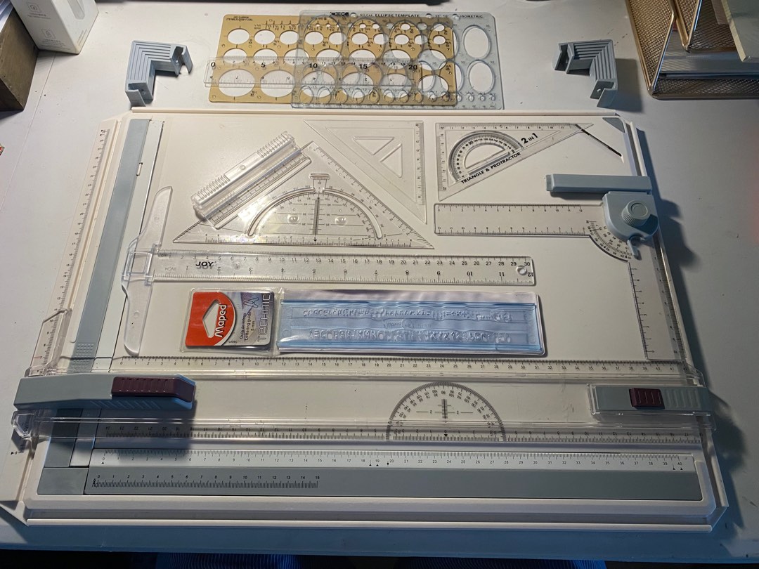 Drafting Board and other templates, Hobbies & Toys, Stationary & Craft