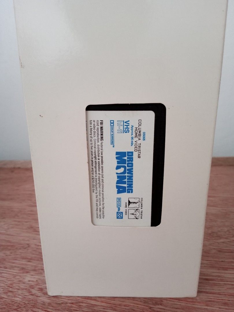 Drowning Mona VHS TAPE (Category: CDs & DVDs) located in Subic. Submitted by buddyhollyfan (Listing ID 1229269412, Image 3). Description: Untested - I have no time to test Molded tape Manage your expectations when it comes to old items Sure buyers only don't want a long conversation Payment Method Gcash Shipping thru LBC only for now.
