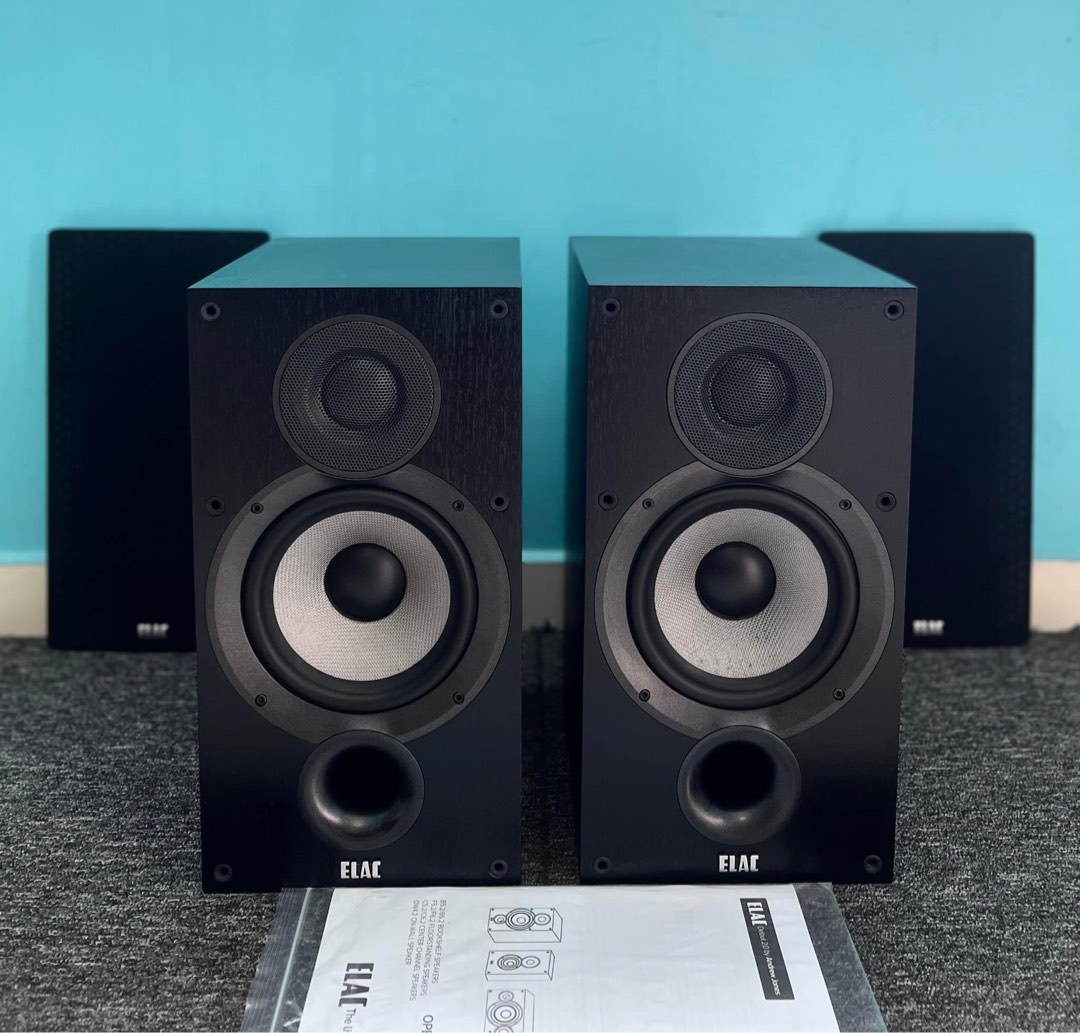 ELAC Debut 2.0 B6.2 Bookshelf Speakers (A Pair), Audio, Soundbars