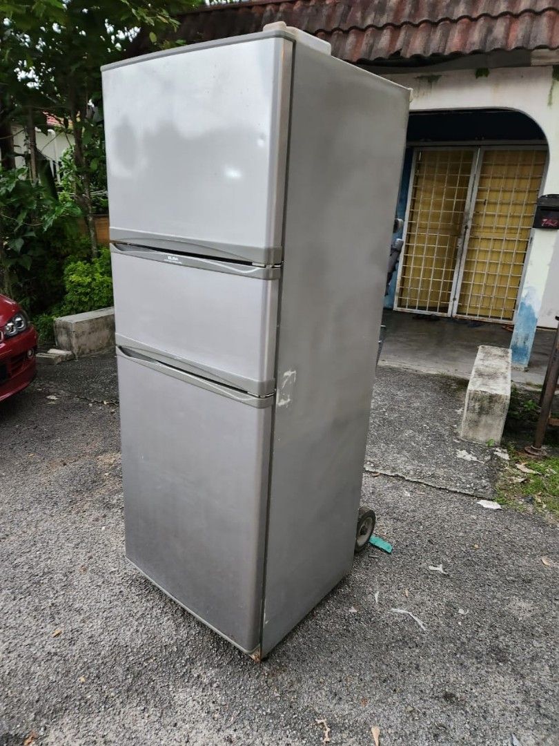 ELBA 3 door refrigerator fridge, TV & Home Appliances, Kitchen ...