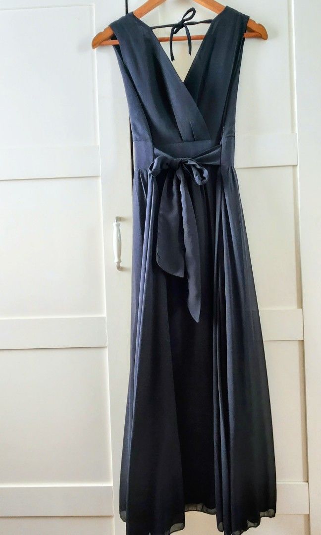 Elegant Black Cocktail Dress S M Women s Fashion Dresses Sets