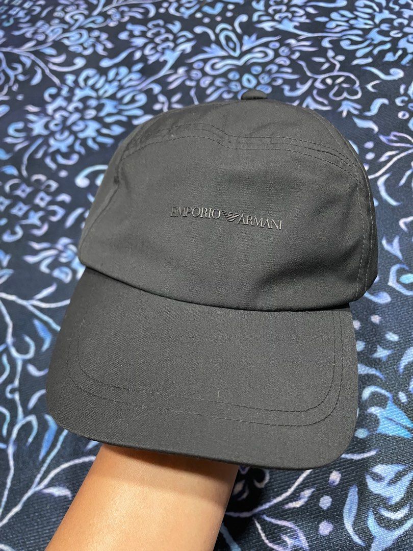 Emporio Armani Logo Bucket Hat Black