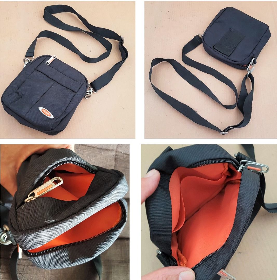 Exquisite Fashion Accessories Options Cross Body Sling Bag Black Waist Pouch Fanny Pack Cool Designer Bag Sling Pouch Belt Bag Bum bag Active