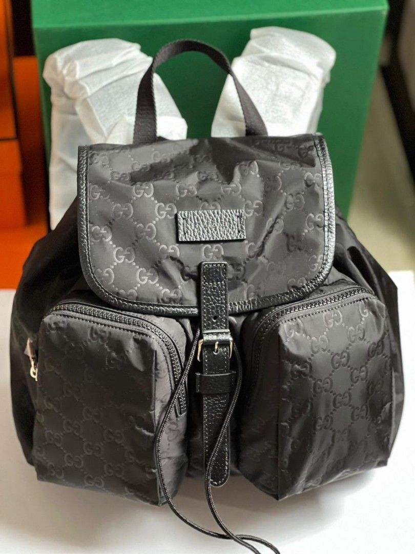 Gucci backpack nylon discount