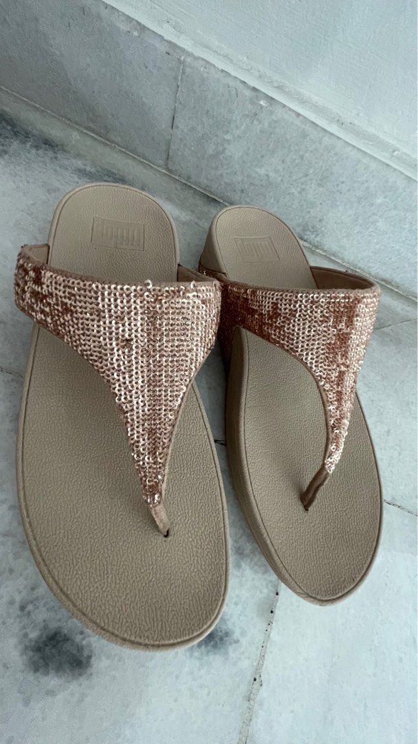 FitFlop women sequin Toe Post Sandals Women s Fashion Footwear