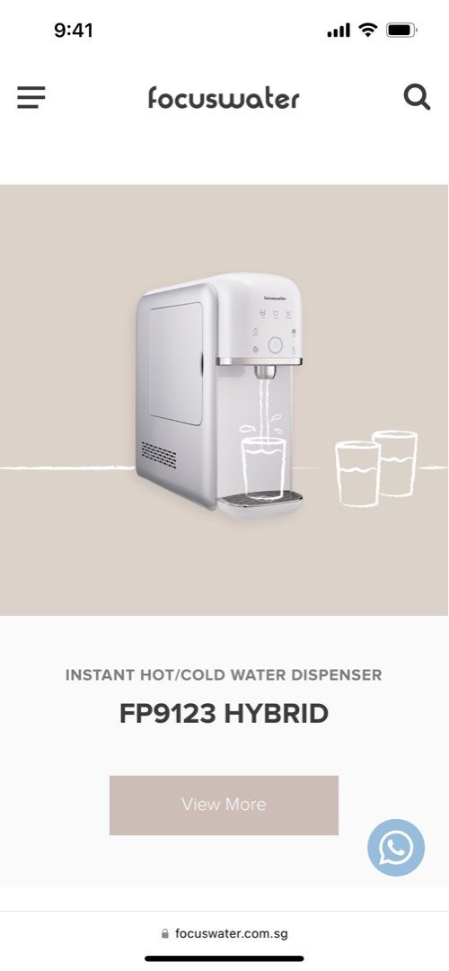 Focuswater hot sales & cold dispenser