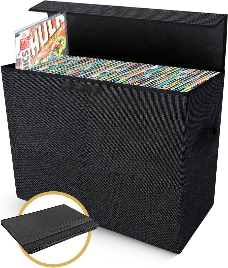 Short Comic Box (Pack Of 10) - Holds 150 Comics, Double-Walled, White, 13 1/8" X 7 3/8" X 10 5/8"