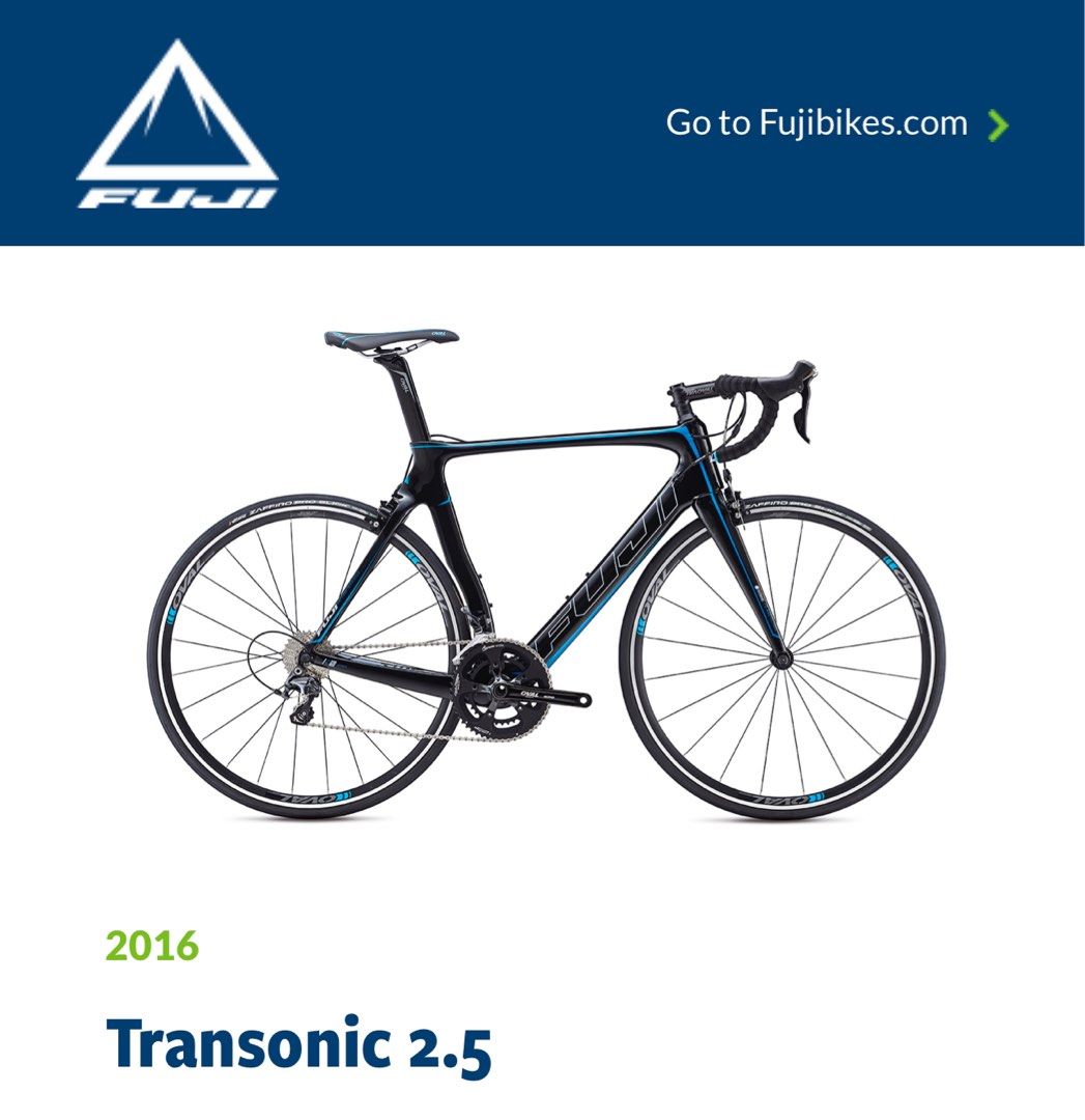 Fuji transonic 2.5 2016 clearance