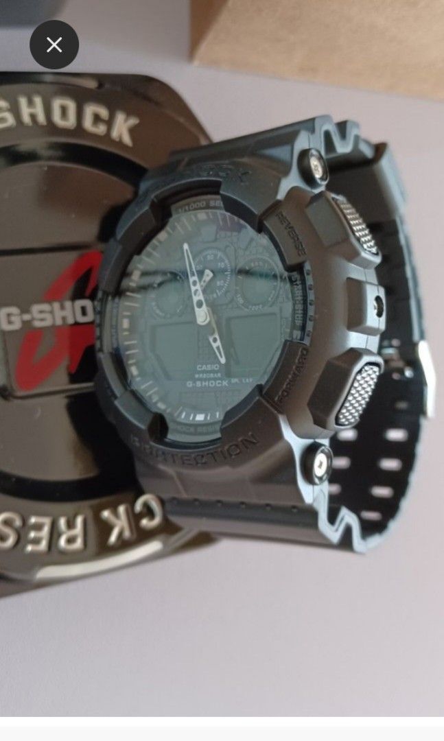 GShock Watch With Metal Box, Men's Fashion, Watches & Accessories