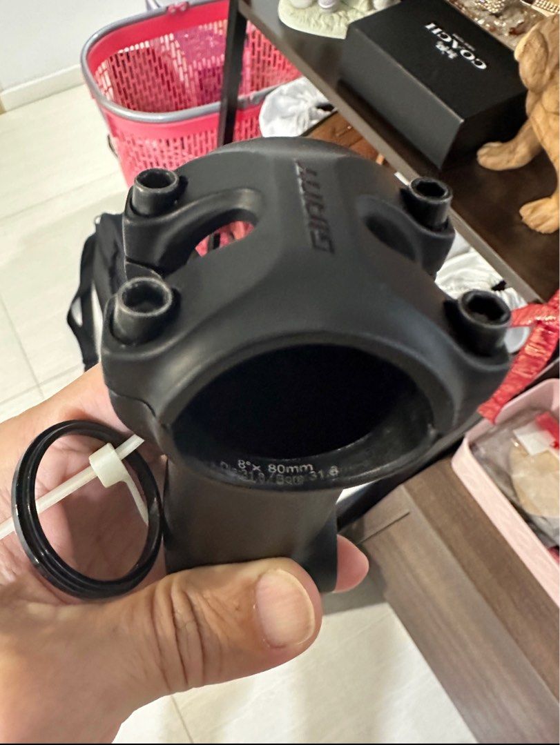 Potence Vélo Giant Contact SLR OD2 – 31.8mm – 10° – Noire – Neuf