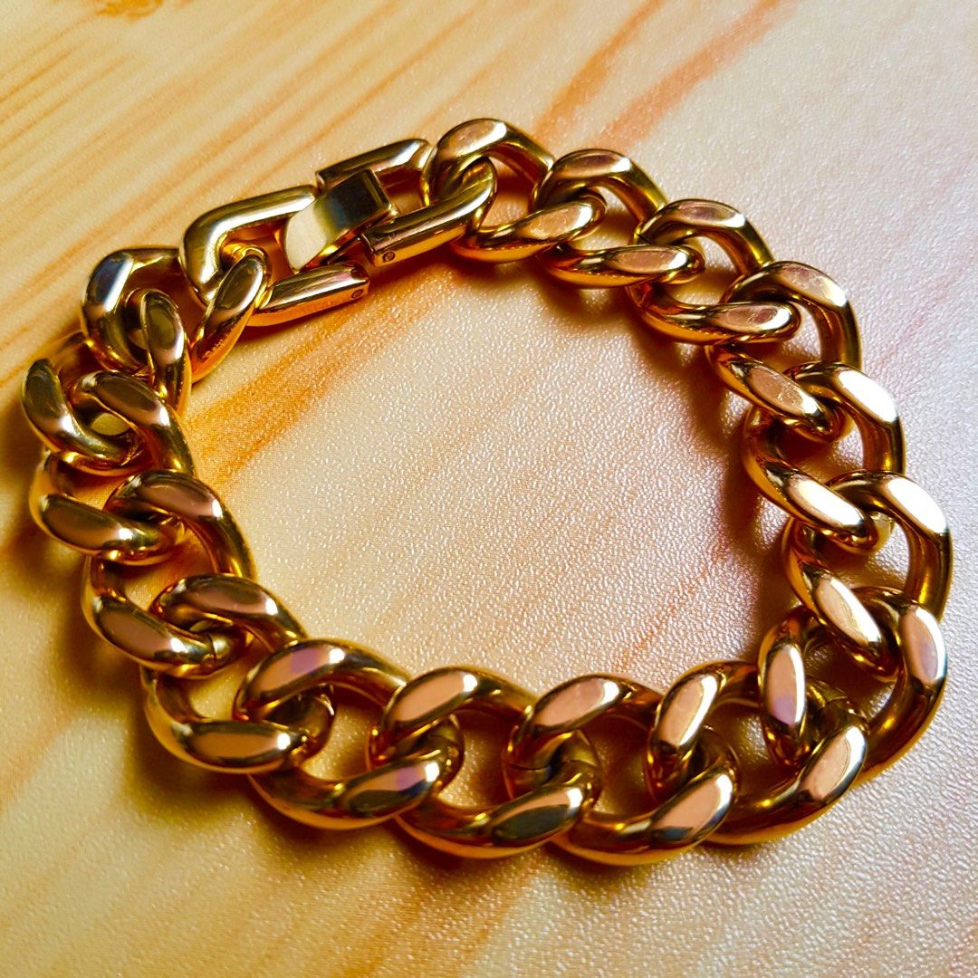 Gold plated steel outlet jewelry
