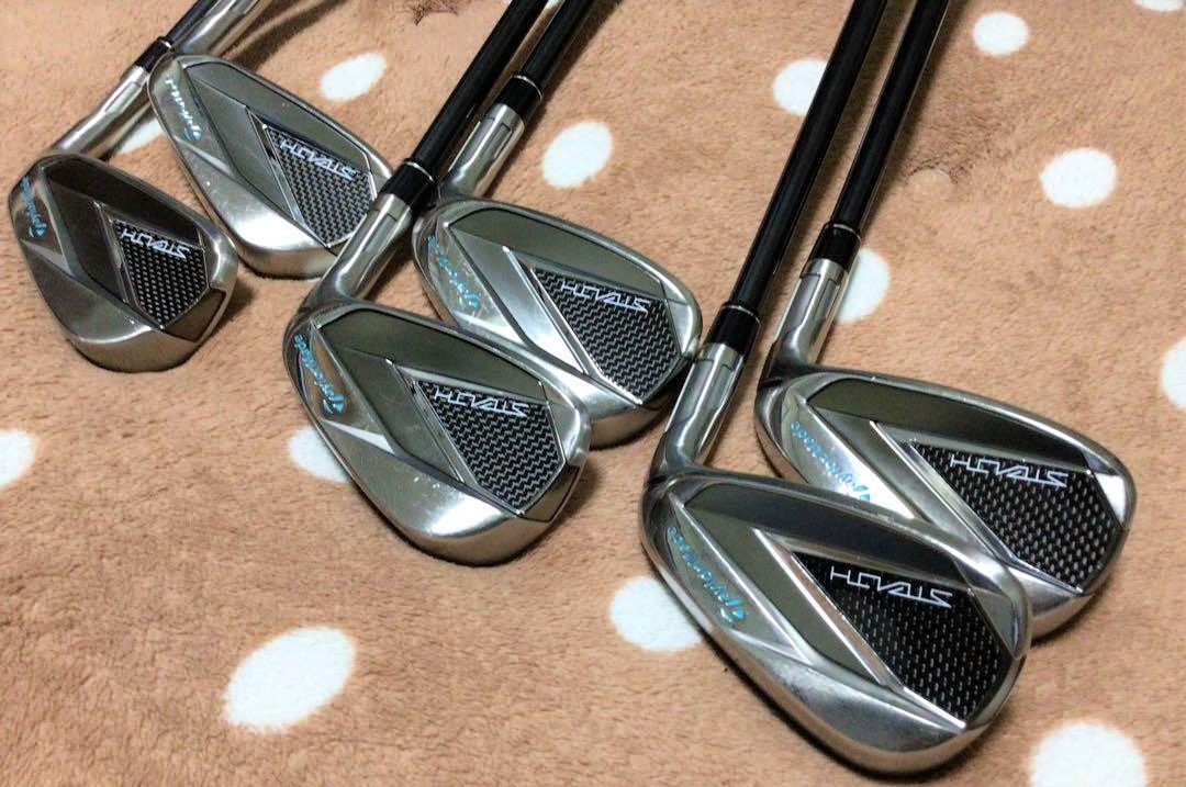 Good Condition for Beginner Taylormade Stealth Irons Set (Tensei Regular), Sports Equipment