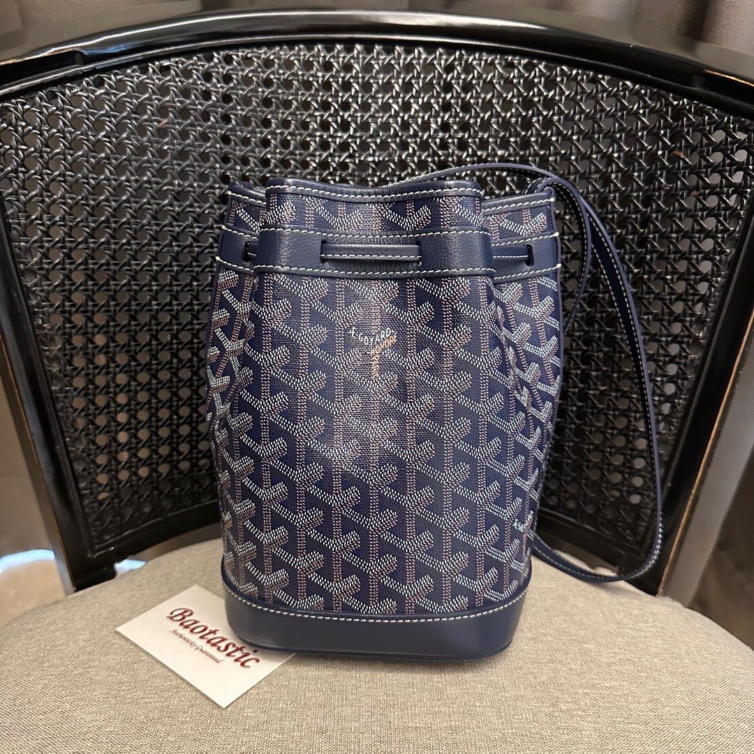 GOYARD-Goyard Petit Flot Bucket Bag PM Grey