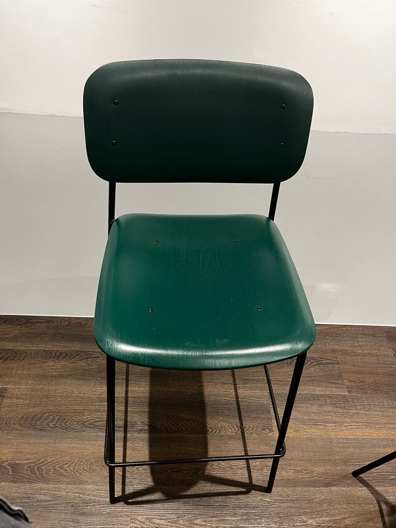 Green high chairs, Furniture & Home Living, Furniture, Chairs on Carousell